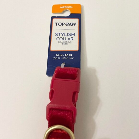 Top Paw Stylish Floral X-Small Dog Collar Medium 14 - 20 Inch - Picture 4 of 12